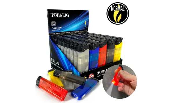 LED-Feuerzeug | Flash-Light | 50er Display